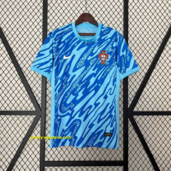 2024 Portugal Blue Goalkeeper Kit Sport