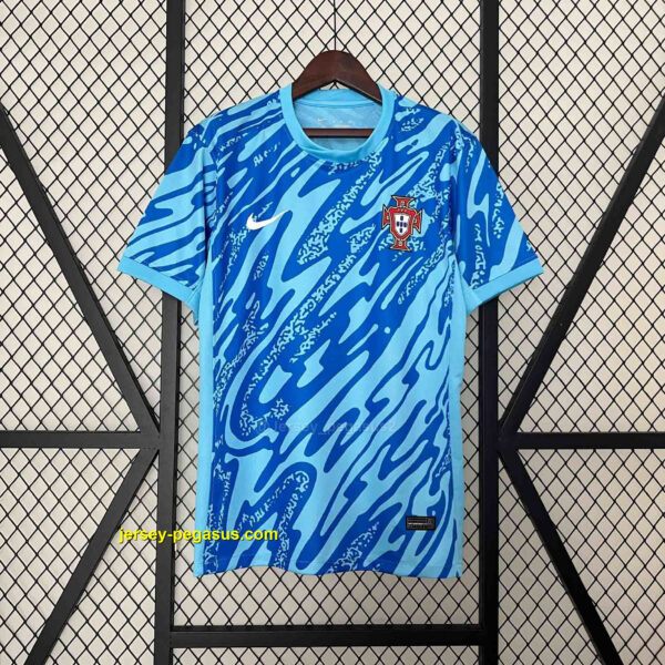 2024 Portugal Blue Goalkeeper Kit Sport 2024 Portugal Blue Goalkeeper Kit Sport
