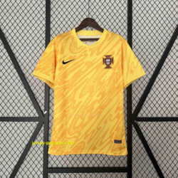 2024 Portugal Goalkeeper Yellow Kit UEFA Euro Football Replicas