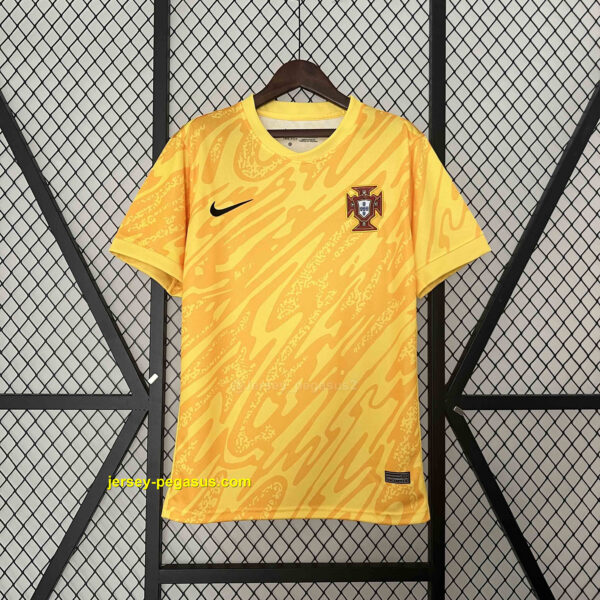 2024 Portugal Goalkeeper Yellow Kit UEFA Euro Football Replicas 2024 Portugal Goalkeeper Yellow Kit UEFA Euro Football Replicas