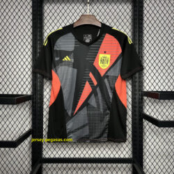 2024 Spain Black Goalkeeper Kit Sport