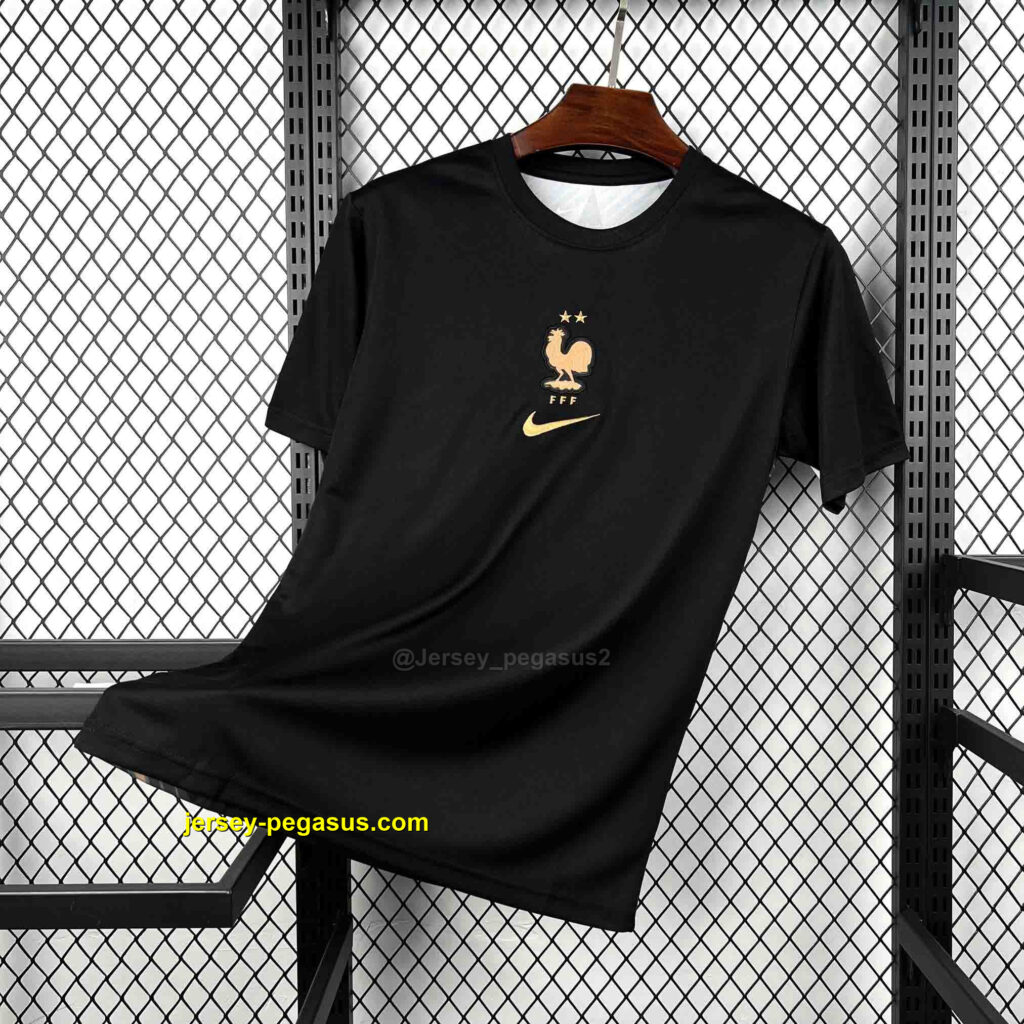 2026 France Goalkeeper Black T-Shirt
