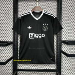 Ajax Black GoalKeeper Kit Soccer Uniforms Soccer