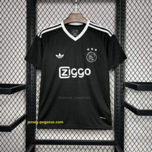 Ajax Black GoalKeeper Kit Soccer Uniforms Soccer