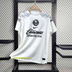 America Goalkeeper White Kit Soccer Uniform
