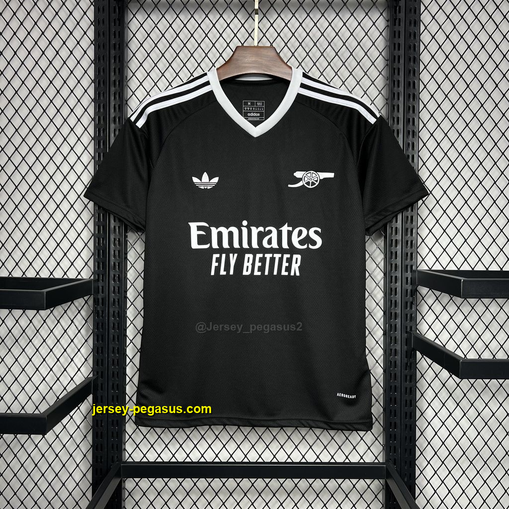 Arsenal Black GoalKeeper Kit Soccer Uniforms Soccer