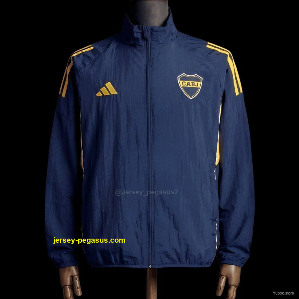 2026 Boca Juniors Black Jacket Windbreaker