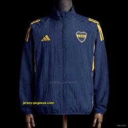 2026 Boca Juniors Black Jacket Windbreaker