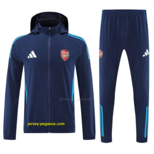 Arsenal Navy Blue Full zipper Jacket Tracksuit+ long pants