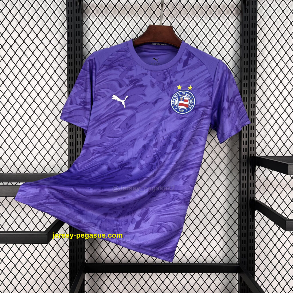 Bahia Purple Goalkeeper Kit Soccer T-Shirt