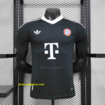 Bayern Munich Black GoalKeeper Kit Player Version Shirt Soccer