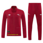 Arsenal Red Full Zipper Jacket Tracksuit + Long Pants