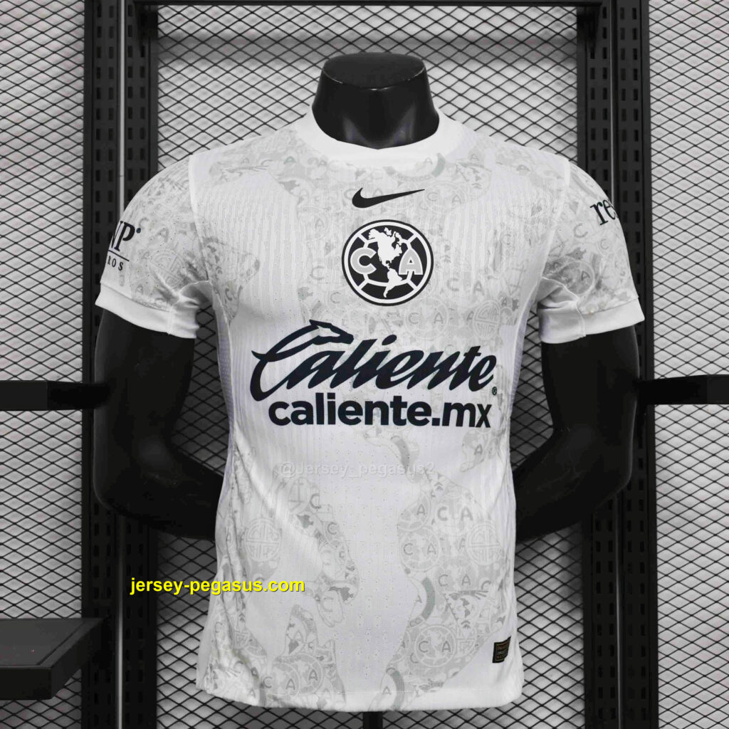 Club America Goalkeeper White Kit Player Version Shirt