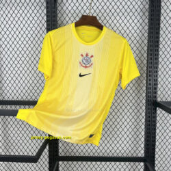 Corinthians Goalkeeper Yellow Shirt Soccer Apparels
