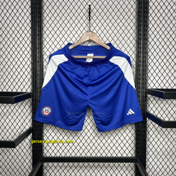 2024 Chile Home Shorts Football Trousers Soccer 2024 Chile Home Shorts Football Trousers Soccer