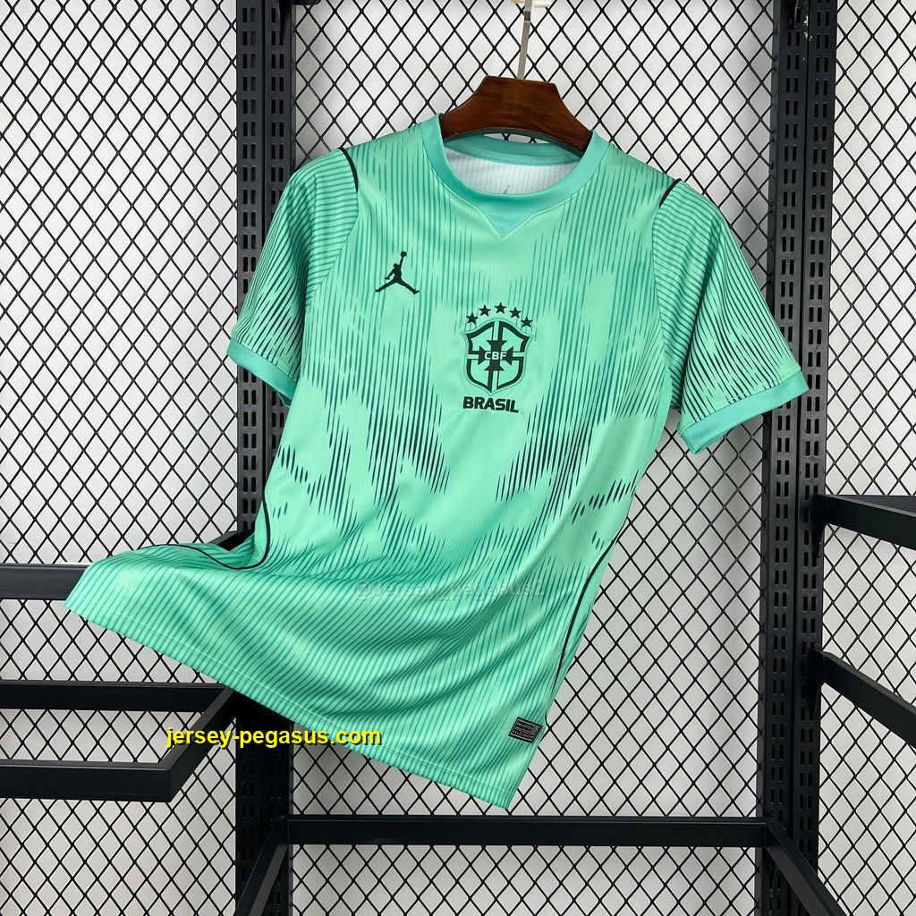 2026 Brazil Green Goalkeeper Kit World Cup 2026 Football T-Shirt