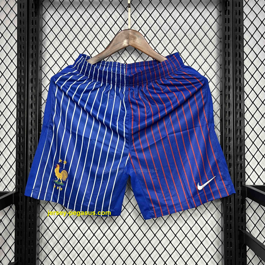 2024 France Away Shorts UEFA Euro 2024 Football Uniform