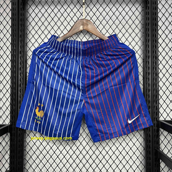 2024 France Away Shorts UEFA Euro 2024 Football Uniform 2024 France Away Shorts UEFA Euro 2024 Football Uniform