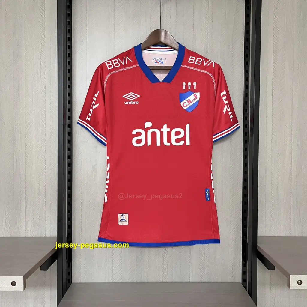 2025-26 Uruguay Nacional Red Jersey