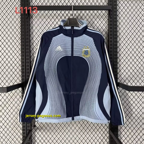 2006 Argentina Retro Windbreaker Navy Jackets