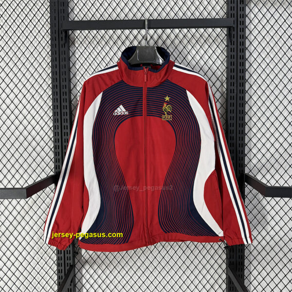 2006 France Retro Windbreaker Red Jackets 2006 France Retro Windbreaker Red Jackets