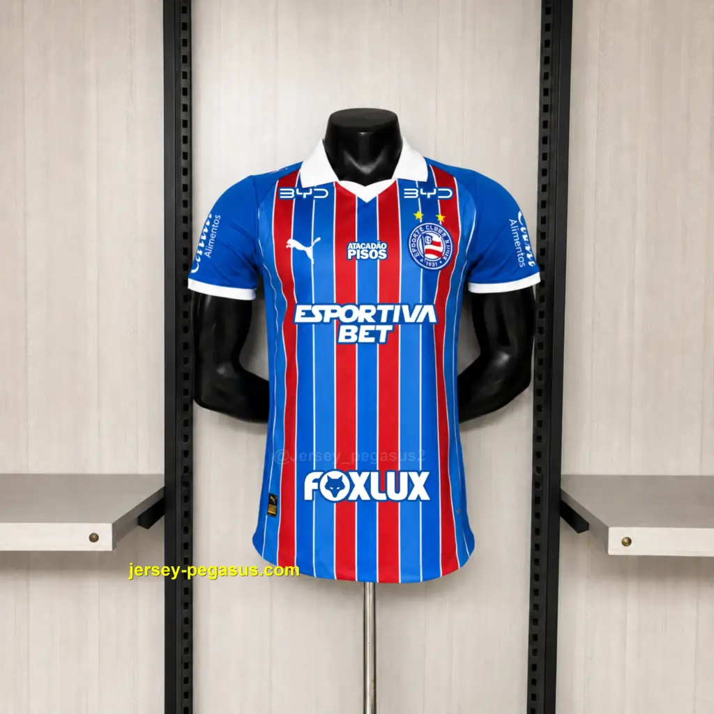 2026-27 Player Version Bahia Away All Sponsors Jerseys
