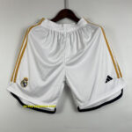 Real Madrid Home Shorts White Pants Cheap Football Kit