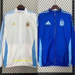 2024 Argentina Trench Coat Reversible Windbreaker Double-Sides Jacket