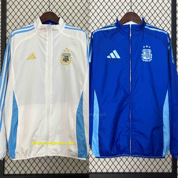 2024 Argentina Trench Coat Reversible Windbreaker Double-Sides Jacket 2024 Argentina Trench Coat Reversible Windbreaker Double-Sides Jacket