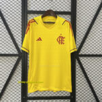 Flamengo Goalkeeper Yellow Kit Soccer T-Shirt