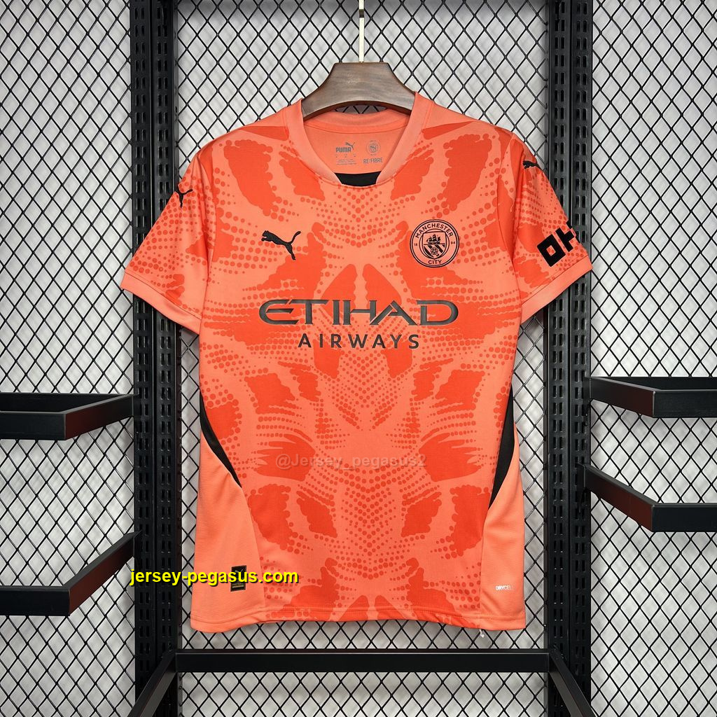 Manchester City Orange Goalkeeper Kit Sport