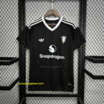 Manchester United Black GoalKeeper Kit Soccer Uniforms Soccer