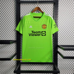 Manchester United goalkeeper green Soccer Jersey