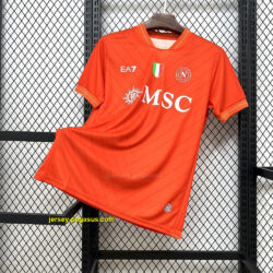 Napoli Goalkeeper Orange Shirt Football Apparels