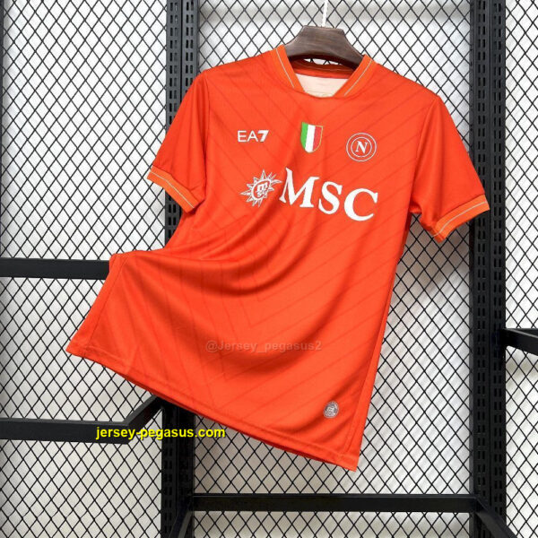 Napoli Goalkeeper Orange Shirt Football Apparels Napoli Goalkeeper Orange Shirt Football Apparels