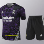 Real Madrid Purple Dragon Training Kits(Top+Shorts) Football Replicas