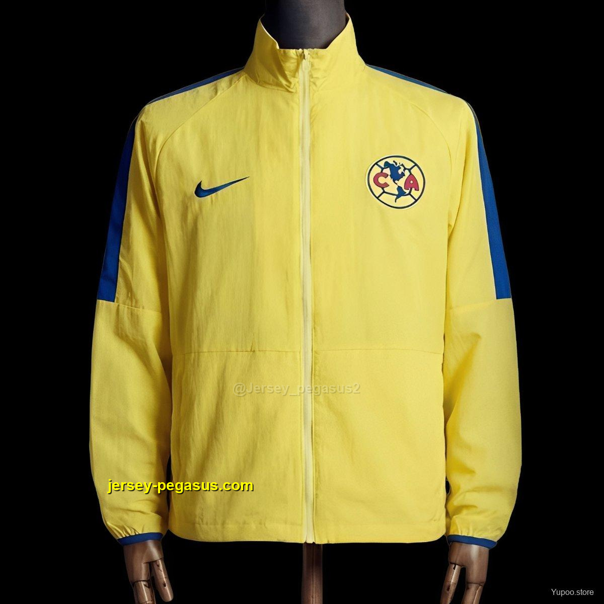 2026 Club America Yellow Jacket Windbreaker 2026 Club America Yellow Jacket Windbreaker