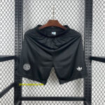 2025 Germany 125th Anniversary Black Shorts Football Trousers