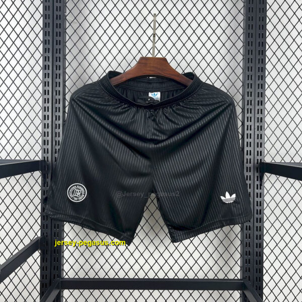 2025 Germany 125th Anniversary Black Shorts Football Trousers