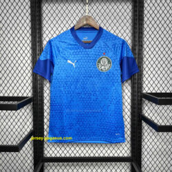 Palmeiras Goalkeeper Blue Kit Football Uniform