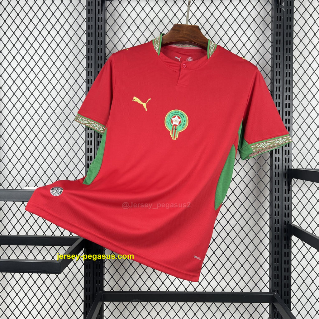 2026 Morocco Home Kit World Cup 2026 Football T-Shirt