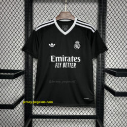 Real Madrid Black GoalKeeper Kit Soccer Uniforms Soccer