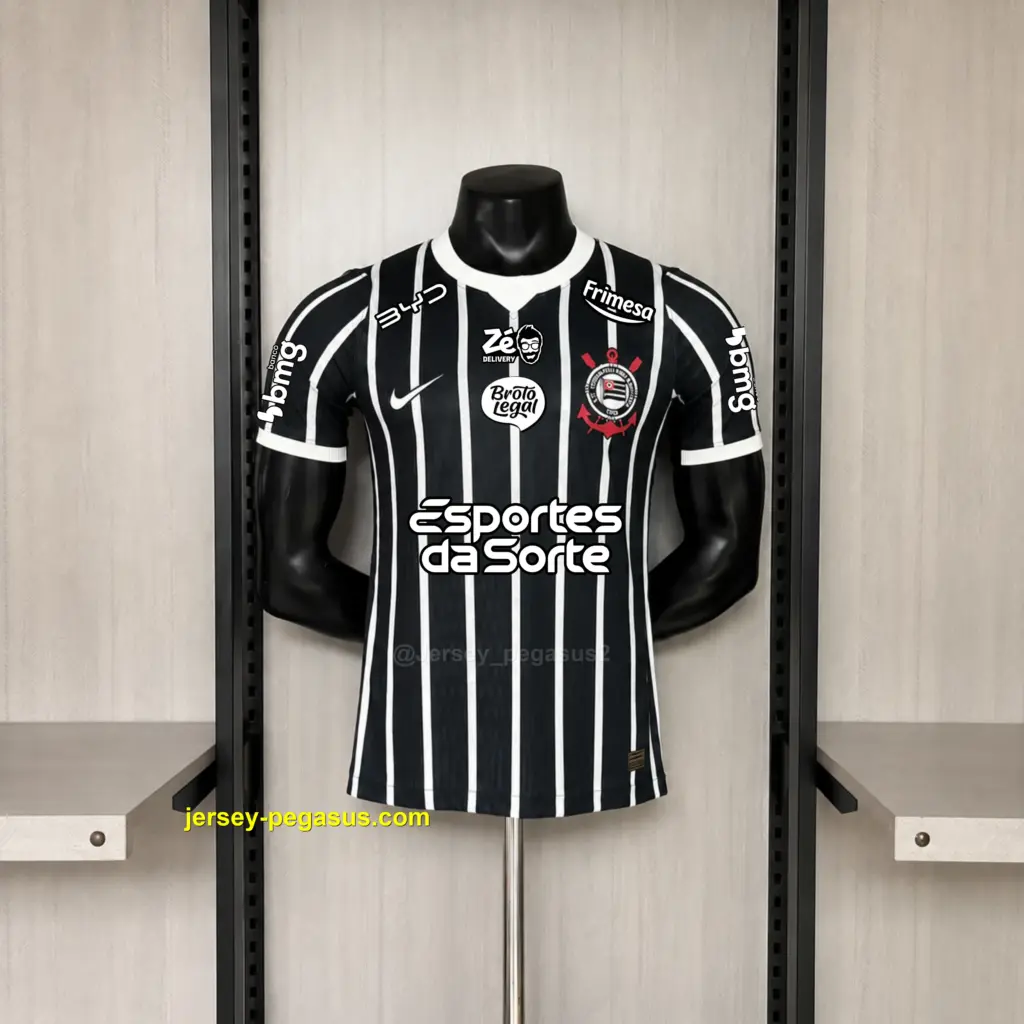 2026-27 Player Version Corinthians Away All Sponsors Jerseys