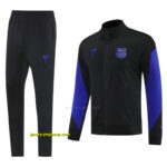 Barcelona BlackBlue Full Zipper Jacket +Long Pants