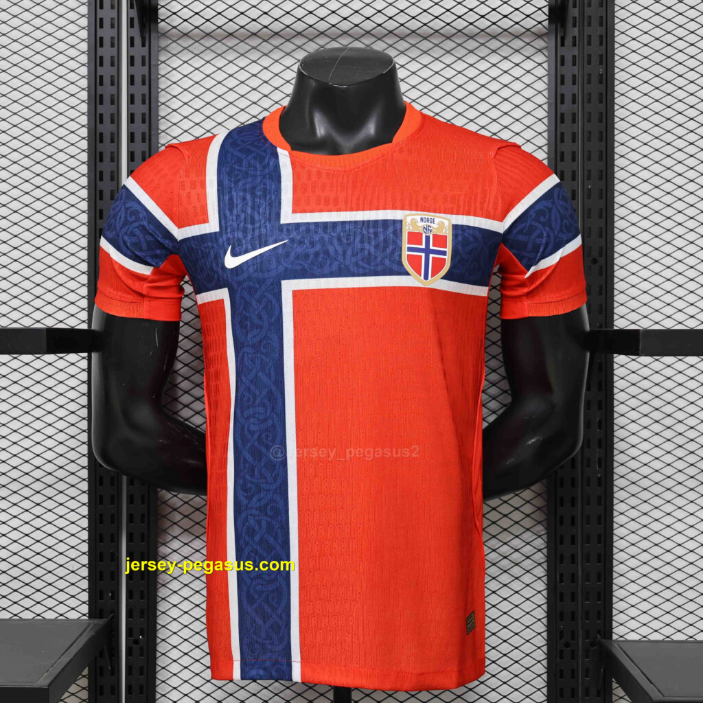 2026 Norway Home Wolrd Cup 2026 Kit Player Version Football T-Shirt