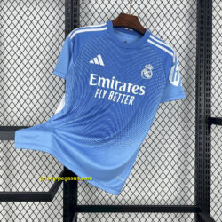 Real Madrid Blue Goalkeeper Shirt Football Uniforms