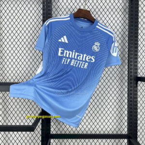 Real Madrid Blue Goalkeeper Shirt Football Uniforms