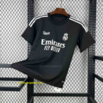 Real Madrid Third Black Goalkeeper Shirt Football Uniforms