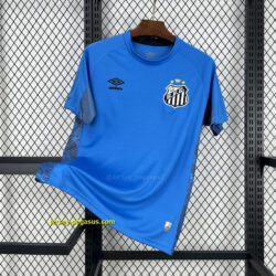 Santos Blue Goalkeeper Kit Football T-Shirt