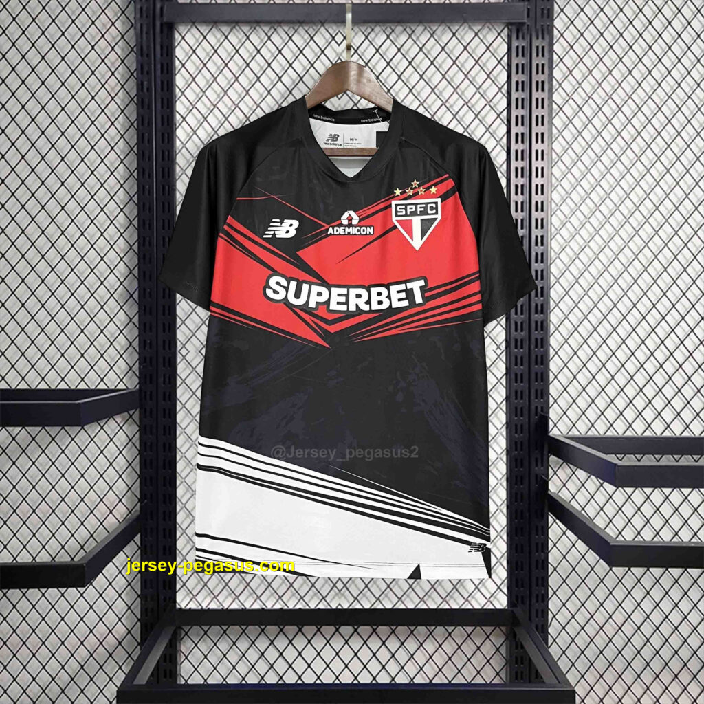 Sao Paulo Goalkeeper Black Kit Soccer Uniforms